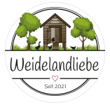 Logo Weidelandliebe_handlee rund weiss hinter